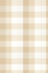 ブロックチェック　ベージュ