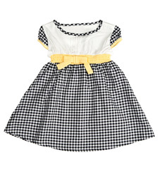 Children's checkered dress