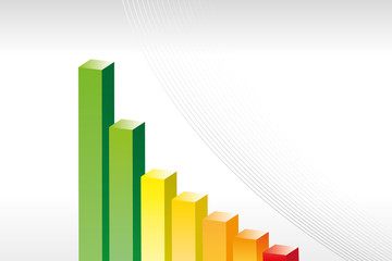 Diagram abstieg Pfeil Statistik verlust grau 1