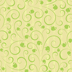 floral leaves abstract seamless background texture pattern