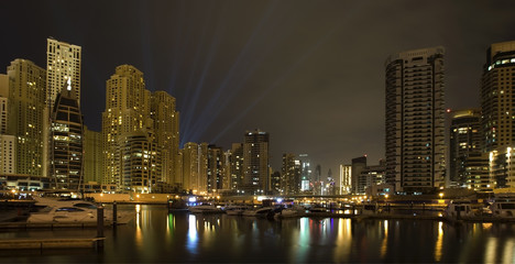 Night city. Dubai