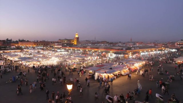 Place Jemaa el fna nuit