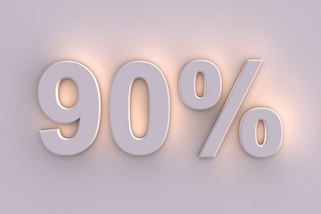 90 %