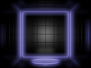 Презентация товара с неоновым светом