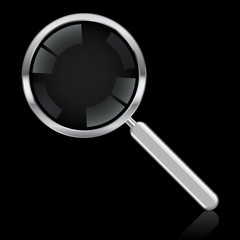Illustration of a magnifying glass