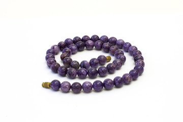 Necklaces of precious stones