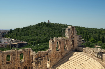Fototapeta na wymiar Teatr Heroda Attyka w Atenach, Grecja
