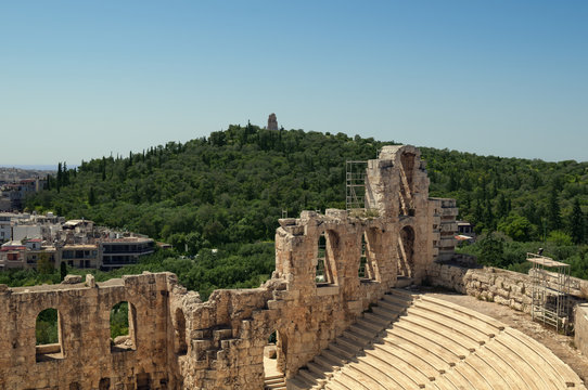 Theater of Herodes Atticus in Athens, Greece
