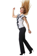 Blond woman