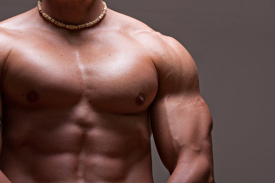 muscular male torso