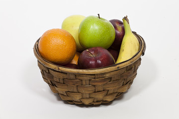 A colorful fruit basket