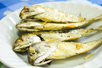 Fried mackerel