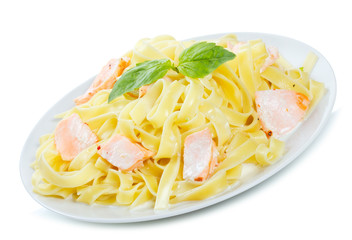 pasta with salmon