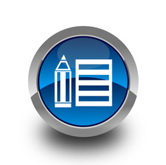 Obraz premium Clipboard button