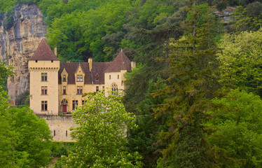 Fototapeta na wymiar the Castle of La Malartrie, La Roque-Gageac, Francia