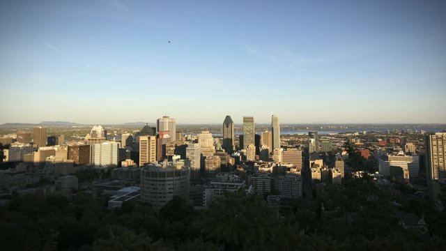 Montreal Skyline Timelapse