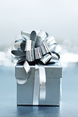 silver christmas gift