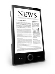 News - Touch phone - custom own design © CLIPAREA.com