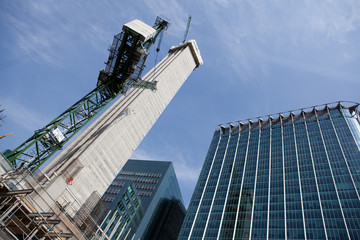 Chantier dans la City, Londres
