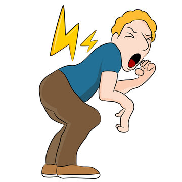 recommend clip art: Man With Back Pain
