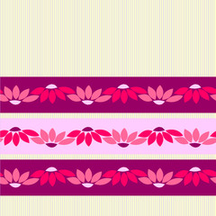 flowered pattern