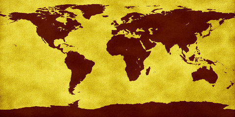 Hi detail real world map © lina0486