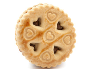 biscuits with chocolate filling