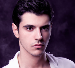 Obraz premium Fashion Shot of a Young Man A trendy European man