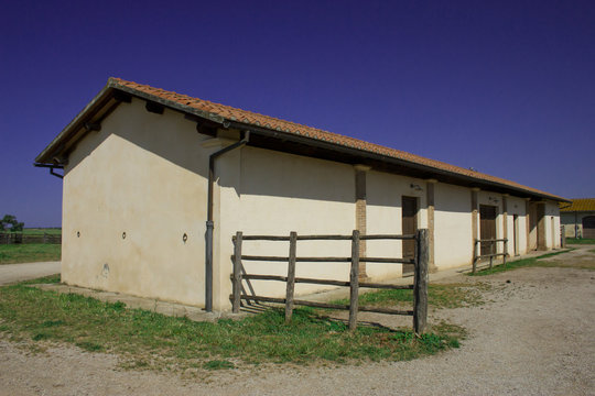 Stalla e fienile della fattoria