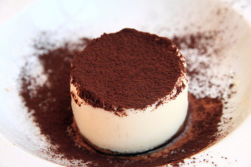 Tiramisu for dessert Resort hotel Denia Alicante Spain