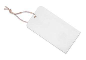 Blank tag. Price tag, gift tag, sale tag, address label