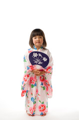 浴衣の子供