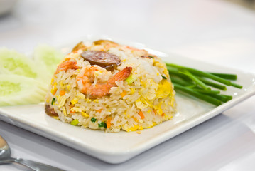 fried rice with shrimp