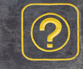 Fototapeta premium Symbol of question mark