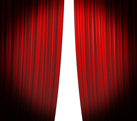Red Curtain Closing