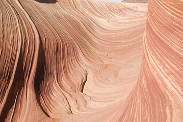 Obraz premium The Wave detail, Paria canyon, Arizona