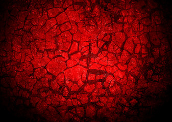 cracked red background