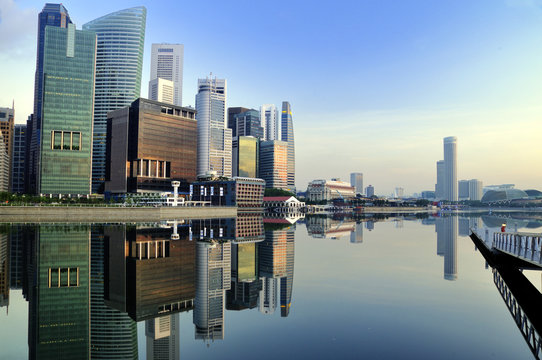 Singapore CBD Skyline