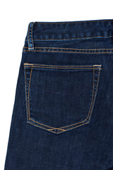 Blue jeans pocket.