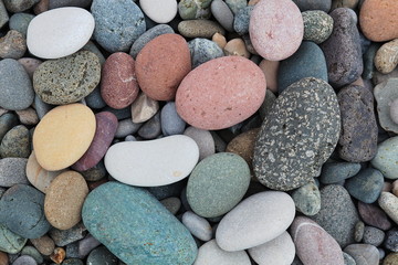 Pebbles on the beach. Batumi. Georgia. © Ilia Torlin