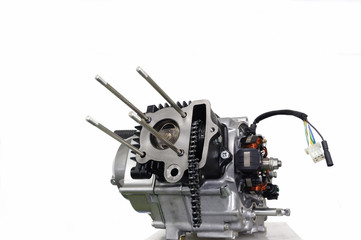 Fototapeta premium バイクのエンジン整備