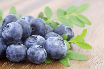 fresh blueberries