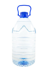 Big bottle of water isolated on white background.