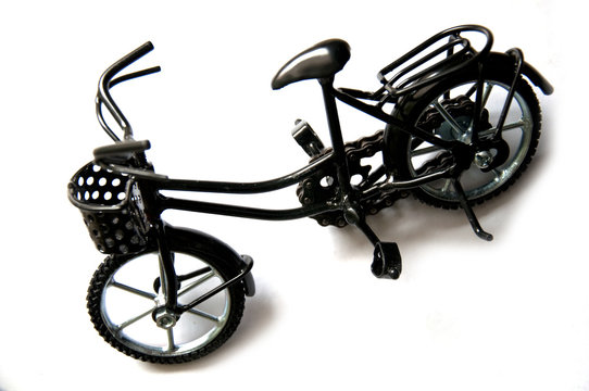 A toy bicycle
