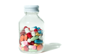 flacon de comprim&eacute;s