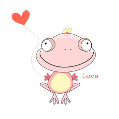 love the pink frog
