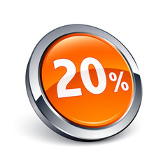 icône bouton internet 20%