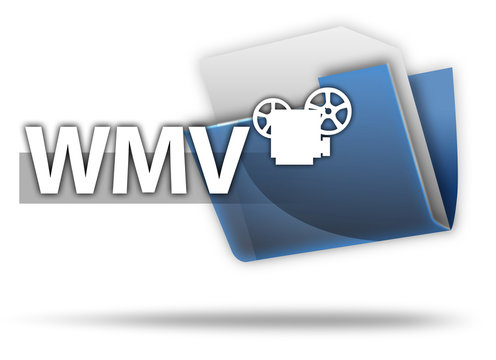 3D Style Folder Icon "WMV"