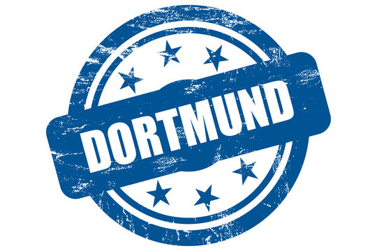 Sternen Stempel blau DORTMUND