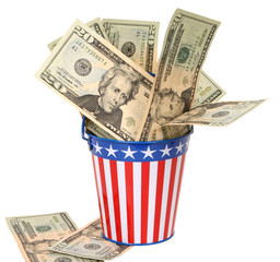 Uncle Sam's Collection Pail